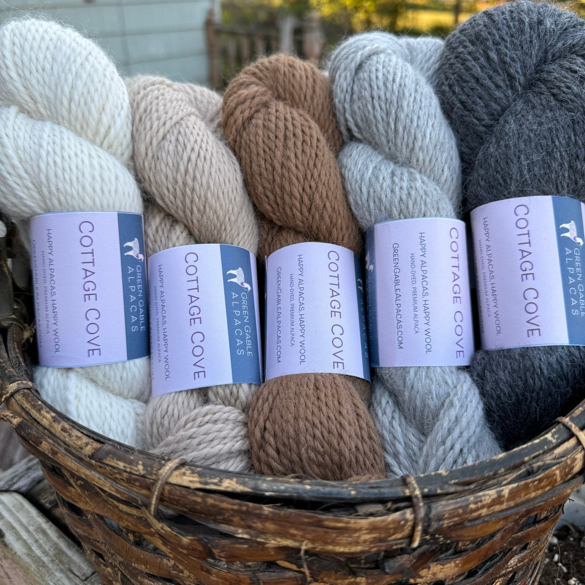 Premium Aran Weight Alpaca Yarn | Green Gable Alpacas