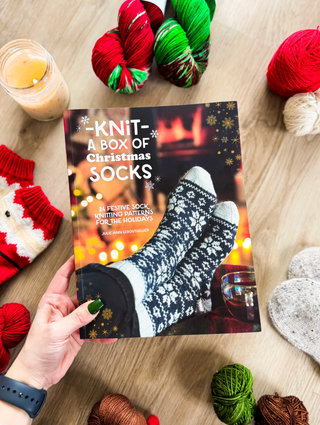 Knit a Box of Christmas Socks - Julie Ann Lebouthillier