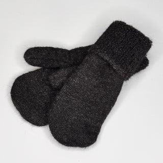 Black Alpaca Storm Mitts