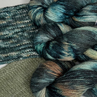 Valley Purl Sport Weight Alpaca Yarn in the colour Breakwater from Green Gable Alpacas