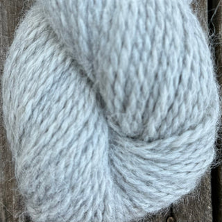 Cottage Cove | Aran Weight Yarn | Light Grey - Green Gable Alpacas