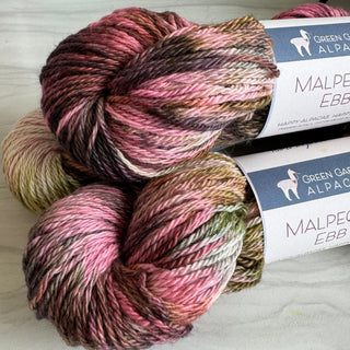 Malpeque Ebb DK Yarn | Petal Patrol - Green Gable Alpacas