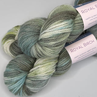 Royal Birch | Worsted Weight Yarn | Tidepool - Green Gable Alpacas