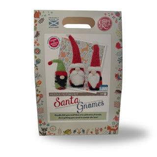 Santa Gnomes | Needle Felting Kit - Green Gable Alpacas