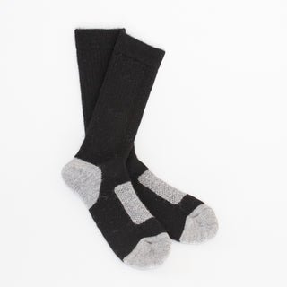 Boot Socks - Warm and comfortable Alpaca Socks in black from Green Gable Alpacas