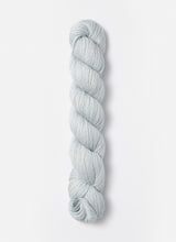 Load image into Gallery viewer, A skein of  Blue Sky Fibers Alpaca Silk yarn in Ice from Green Gable Alpacas.

