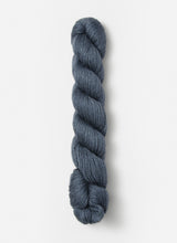 Load image into Gallery viewer, A skein of  Blue Sky Fibers Alpaca Silk yarn in Blueberry from Green Gable Alpacas.
