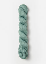 Load image into Gallery viewer, A skein of  Blue Sky Fibers Alpaca Silk yarn in Sapphire  from Green Gable Alpacas.
