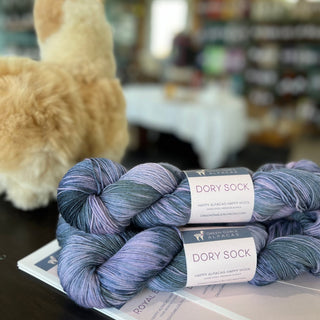 Dory Sock Yarn | Blueberry Pie - Green Gable Alpacas