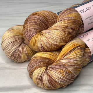 Dory Sock Yarn | Butterscotch - Green Gable Alpacas
