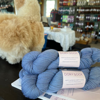 Dory Sock Yarn | Periwinkle - Green Gable Alpacas